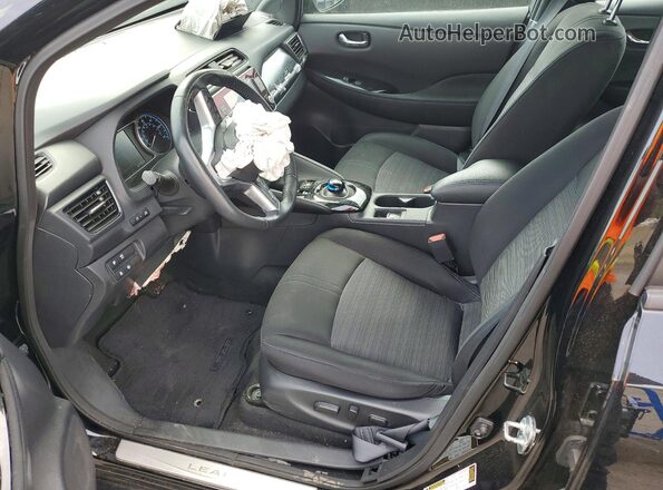 1N4CZ1CV9PC553681 2023 NISSAN LEAF Black Սալոնի դիմացի տեսք