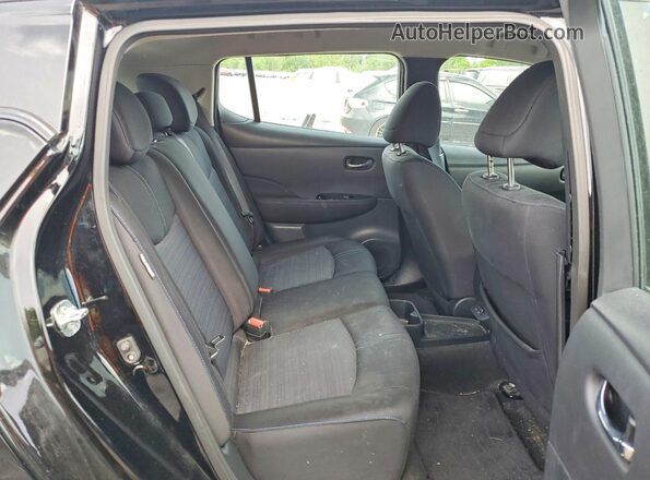 1N4CZ1CV9PC553681 2023 NISSAN LEAF Black Հետևի նստատեղերի տեսք
