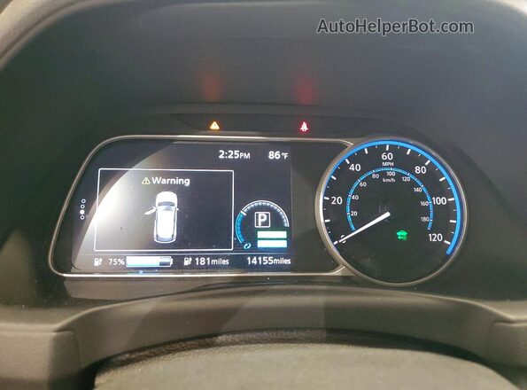 1N4CZ1CV9RC550010 2024 NISSAN LEAF Silver Widok zestawu wskaźników