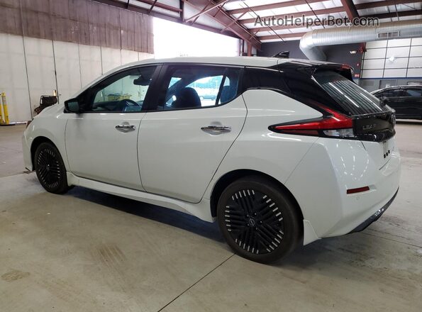 1N4CZ1CVXRC556947 2024 NISSAN LEAF White Вид наклейки з VIN-кодом