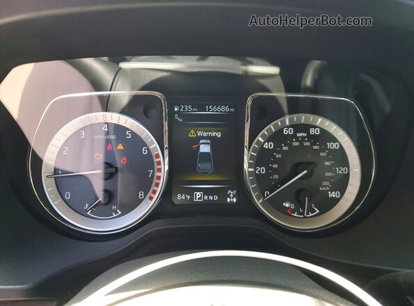 1N6AA1E54HN572227 2017 NISSAN TITAN Black Widok zestawu wskaźników