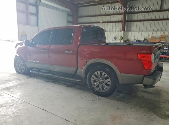 1N6AA1E67JN508584 2018 NISSAN TITAN Red Հետևի ձախ
