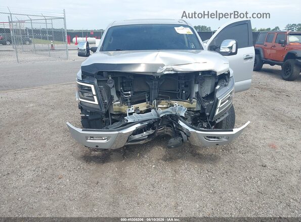 1N6AA1ED1MN503741 2021 NISSAN TITAN Silver წინა ხედი