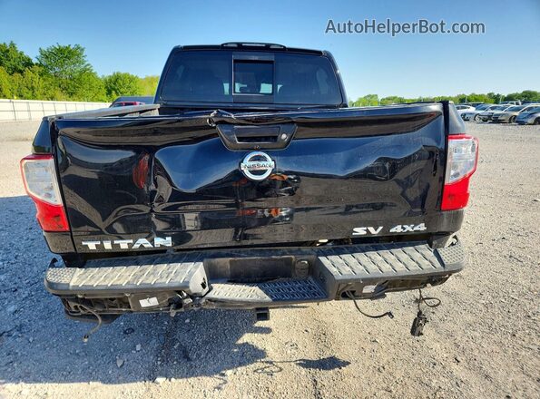 1N6AA1ED2LN501575 2020 NISSAN TITAN Black Widok z tyłu
