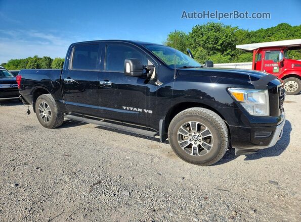 1N6AA1ED2LN501575 2020 NISSAN TITAN Black Przód prawy