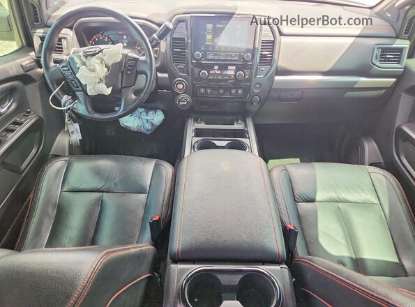 1N6AA1ED4LN511508 2020 NISSAN TITAN White Вид панелі приладів