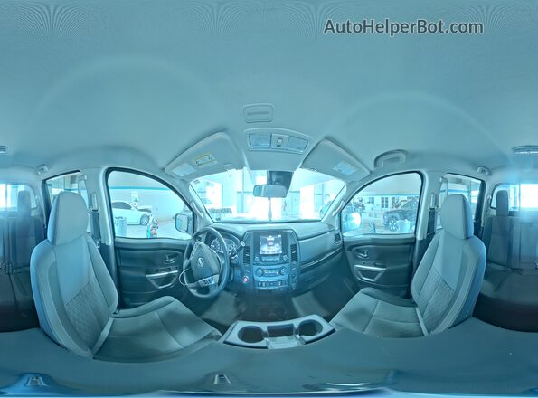 1N6AA1EE8NN101676 2022 NISSAN TITAN Gray Vista de la etiqueta del VIN