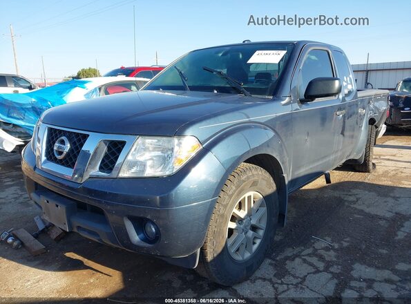 1N6AD0CUXJN735559 2018 NISSAN FRONTIER Blue წინა მარცხენა ხედი სამი მეოთხედიდან