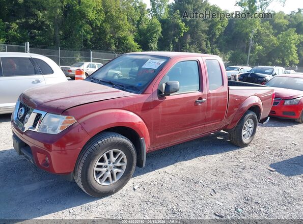 1N6AD0CW7KN736722 2019 NISSAN FRONTIER Burgundy წინა მარცხენა ხედი სამი მეოთხედიდან