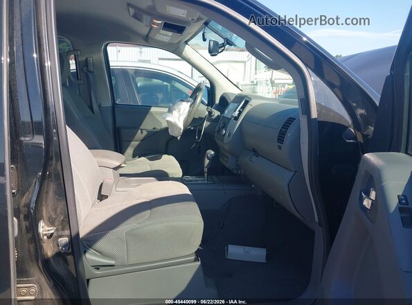 1N6AD0ERXKN875041 2019 NISSAN FRONTIER Черный Вид салона спереди