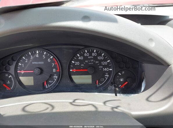 1N6AD0EV4GN799031 2016 NISSAN FRONTIER Red Widok tylnych siedzeń