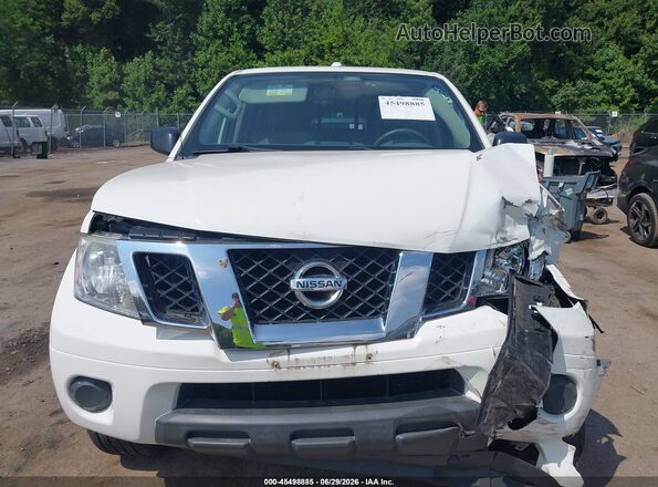 1N6AD0EV5JN735829 2018 NISSAN FRONTIER White Vista del cuadro de instrumentos