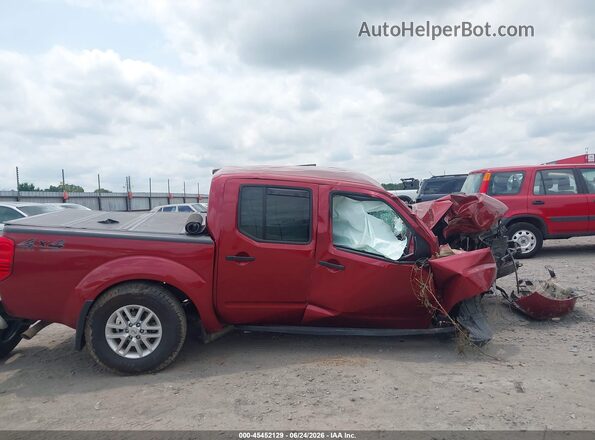 1N6AD0EV7KN718693 2019 NISSAN FRONTIER Burgundy Widok wnętrza z tyłu