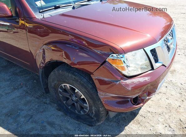 1N6AD0EV8GN708472 2016 NISSAN FRONTIER Maroon Դիմացի տեսք