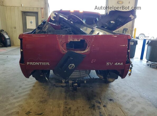 1N6AD0EV9KN736077 2019 NISSAN FRONTIER Бордовый Вид сзади
