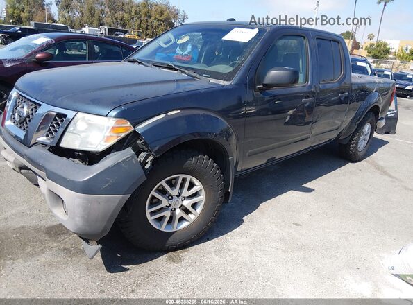 1N6AD0FR2HN743379 2017 NISSAN FRONTIER Blue Առջևի ձախ երեք քառորդ տեսարան