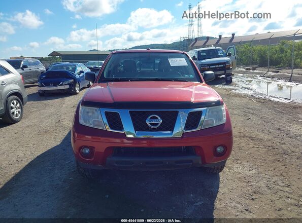 1N6AD0FV4GN731763 2016 NISSAN FRONTIER Red Вид щитка приладів