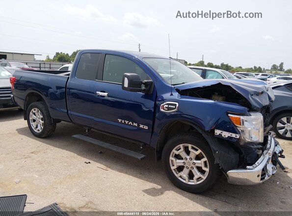 1N6BA1C41HN552838 2017 NISSAN TITAN XD Синий Панорамный вид салона 360°