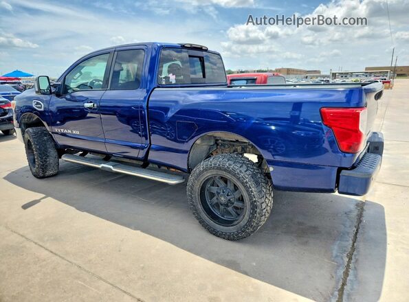 1N6BA1C44HN560982 2017 NISSAN TITAN Blue Հետևի ձախ
