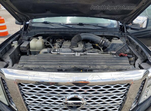 1N6BA1F23GN511586 2016 NISSAN TITAN Black Widok wnętrza z tyłu