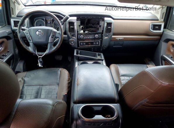 1N6BA1F23GN511586 2016 NISSAN TITAN Black Widok deski rozdzielczej