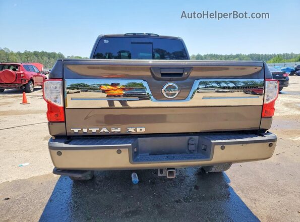 1N6BA1F27GN503233 2016 NISSAN TITAN Brown Rear view