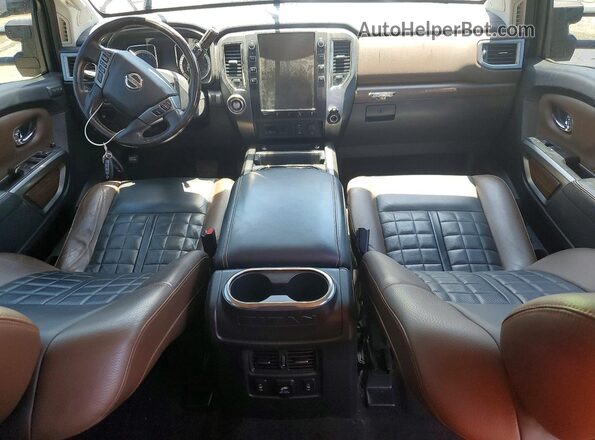 1N6BA1F27GN503233 2016 NISSAN TITAN Brown Dashboard view
