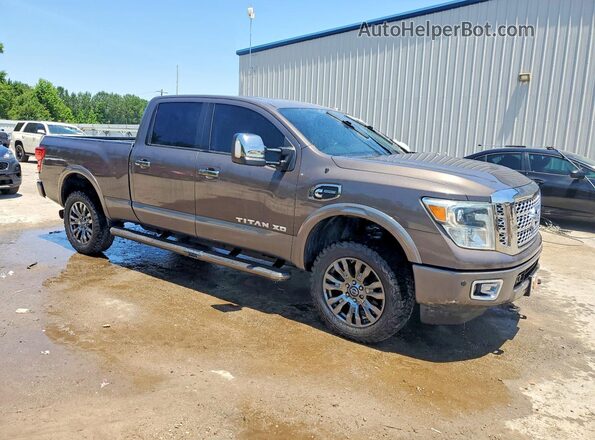 1N6BA1F27GN503233 2016 NISSAN TITAN Brown Front right