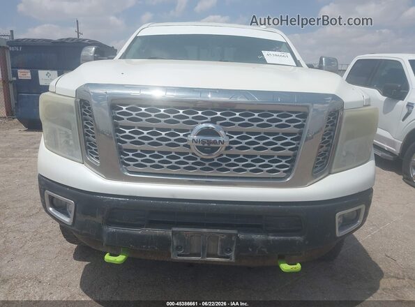 1N6BA1F29GN509406 2016 NISSAN TITAN XD White Instrument cluster view