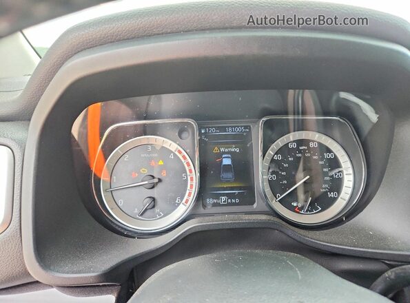 1N6BA1F2XGN509401 2016 NISSAN TITAN Black Instrument cluster view