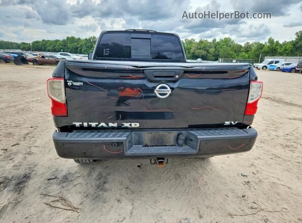 1N6BA1F2XGN509401 2016 NISSAN TITAN Black Rear view