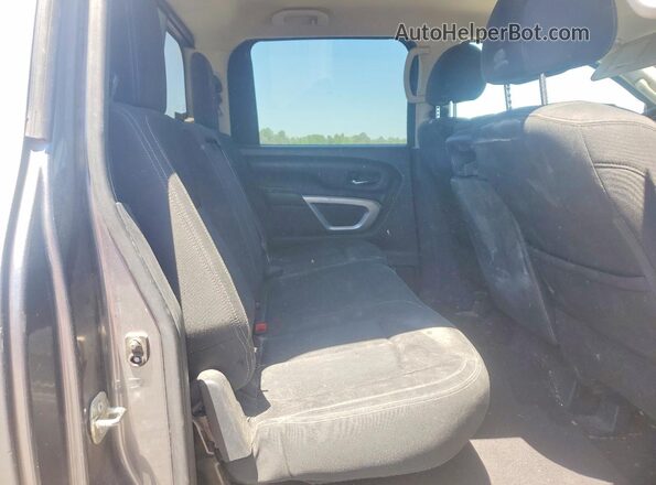 1N6BA1F30HN566569 2017 NISSAN TITAN Gray Вид задніх сидінь