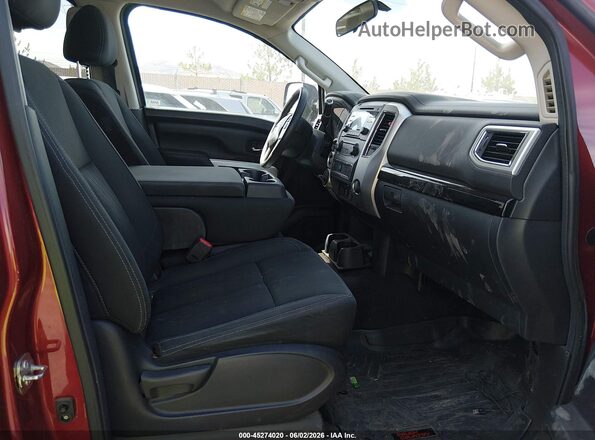 1N6BA1F37HN522052 2017 NISSAN TITAN XD Red Front interior view