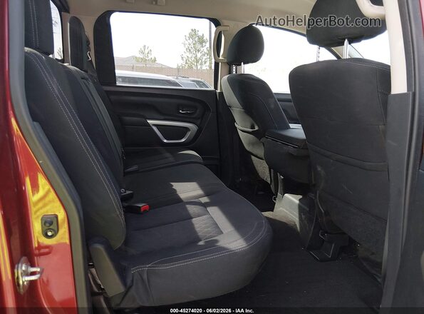 1N6BA1F37HN522052 2017 NISSAN TITAN XD Red VIN sticker view