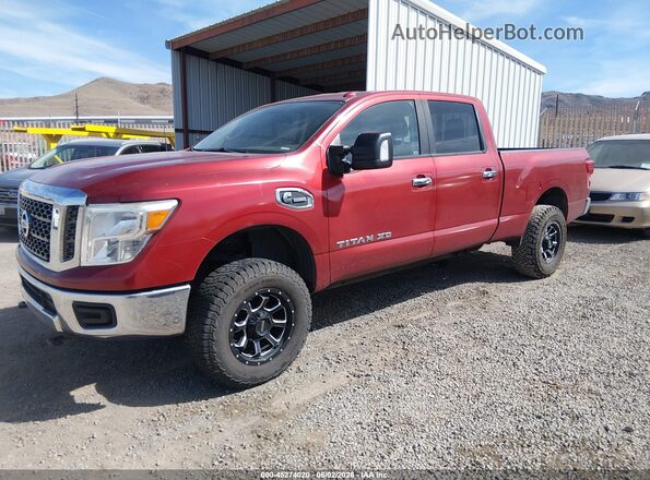 1N6BA1F37HN522052 2017 NISSAN TITAN XD Red Front left