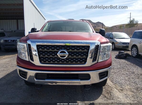 1N6BA1F37HN522052 2017 NISSAN TITAN XD Red Front view