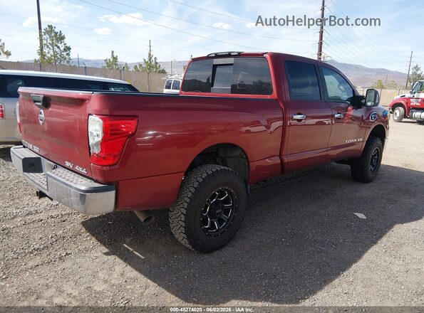 1N6BA1F37HN522052 2017 NISSAN TITAN XD Red Rear right