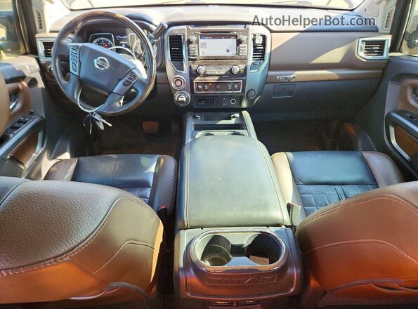 1N6BA1F41GN510566 2016 NISSAN TITAN Brown Widok deski rozdzielczej