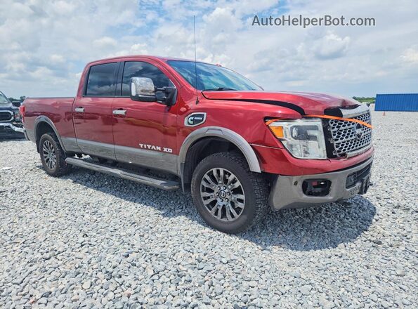 1N6BA1F41GN515475 2016 NISSAN TITAN Burgundy Delantero derecho