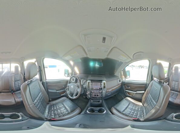 1N6BA1F41GN515475 2016 NISSAN TITAN Burgundy Vista de la etiqueta del VIN