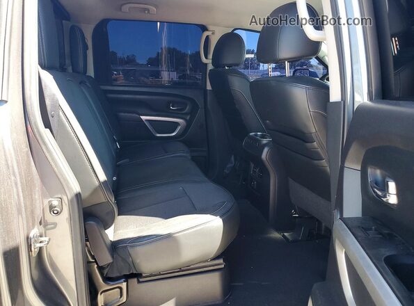 1N6BA1F42GN502492 2016 NISSAN TITAN Gray Rear seats view