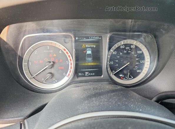 1N6BA1F42GN504243 2016 NISSAN TITAN Gray Instrument cluster view