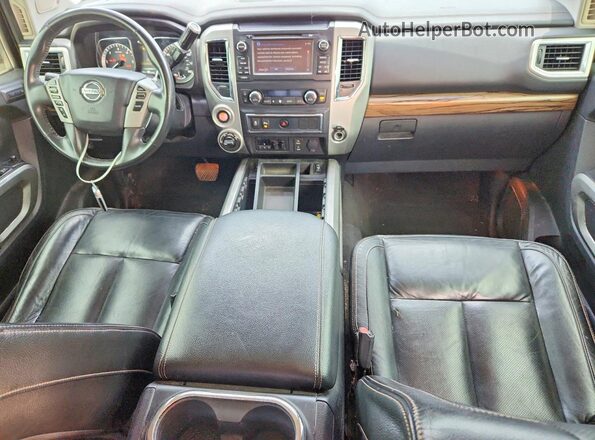 1N6BA1F42GN504243 2016 NISSAN TITAN Gray Dashboard view