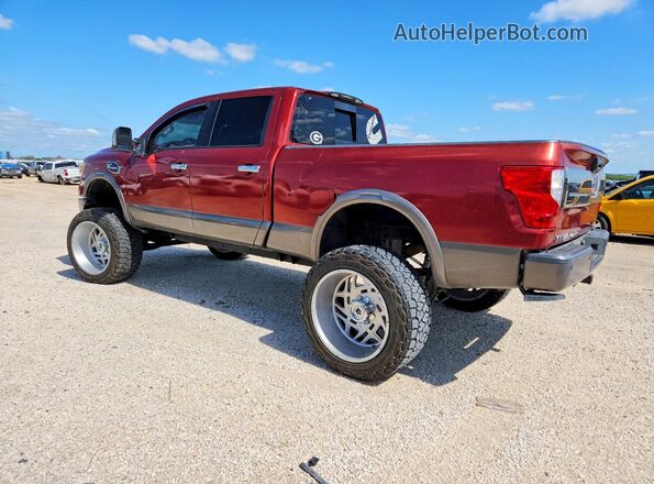 1N6BA1F43GN502971 2016 NISSAN TITAN Red Rear left