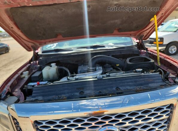 1N6BA1F43GN502971 2016 NISSAN TITAN Red Rear interior view