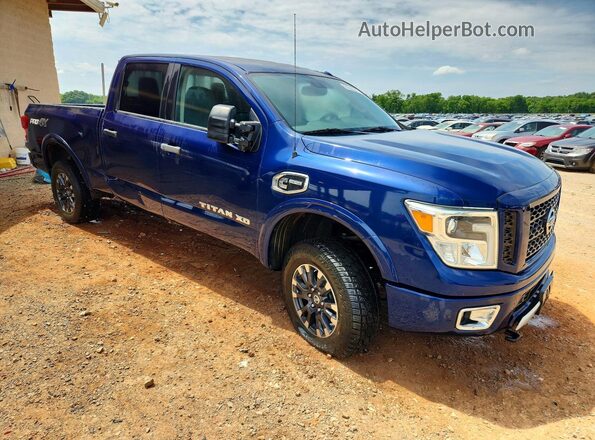 1N6BA1F44HN520509 2017 NISSAN TITAN Blue წინა მარჯვენა