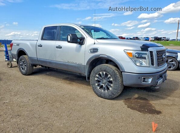 1N6BA1F44HN529503 2017 NISSAN TITAN Gray Передня права чверть