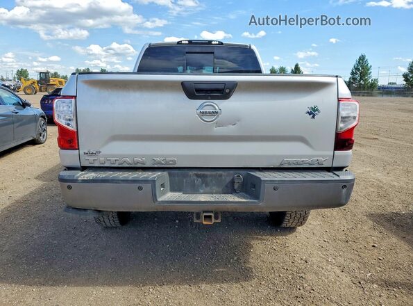 1N6BA1F44HN529503 2017 NISSAN TITAN Gray Вид ззаду