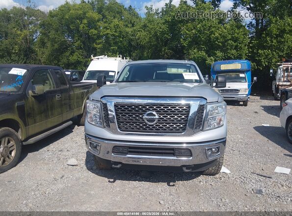 1N6BA1F44HN543580 2017 NISSAN TITAN XD Silver ხელსაწყოთა პანელის ხედი