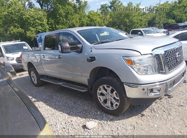 1N6BA1F44HN543580 2017 NISSAN TITAN XD Silver უკანა სალონის ხედი